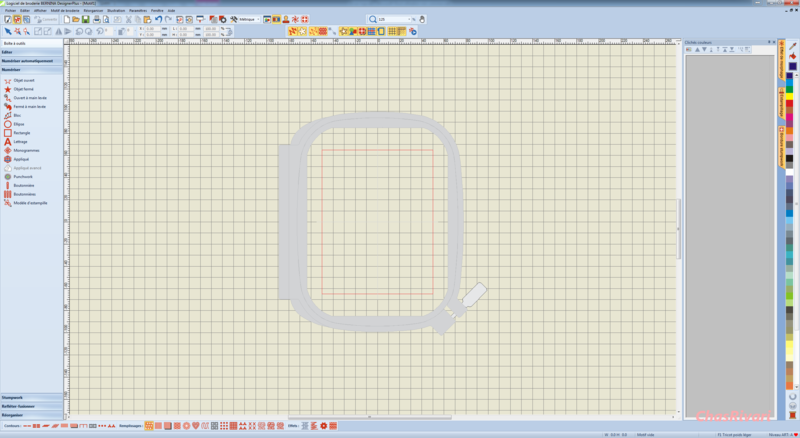 Ecran logiciel Bernina